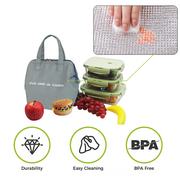 Insulated Thermal Cooler Lunch Bag Portable Picnic Storage Bag Pouch 22*14*25cm V201-W12583117