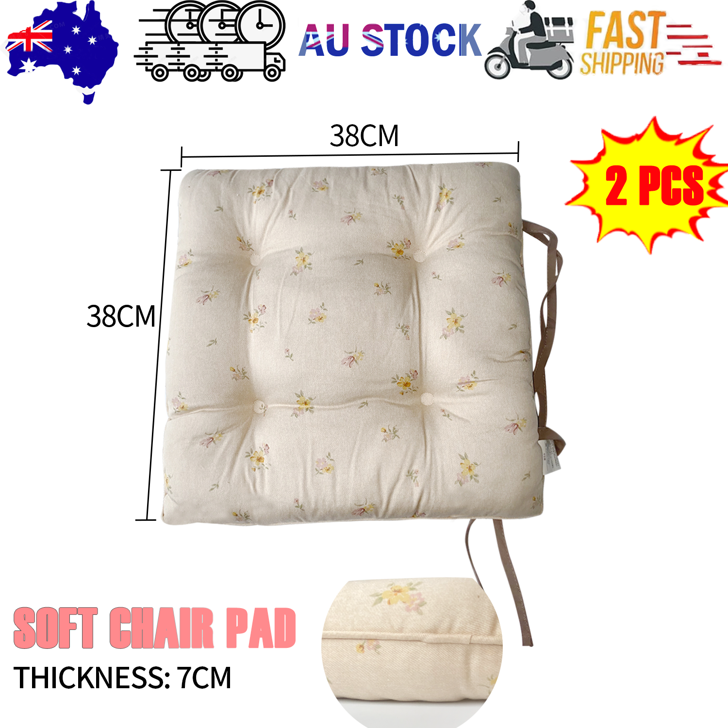 Seat Cushions Outdoor Indoor Cushion Square Soft Chair Pad V201-W12583134