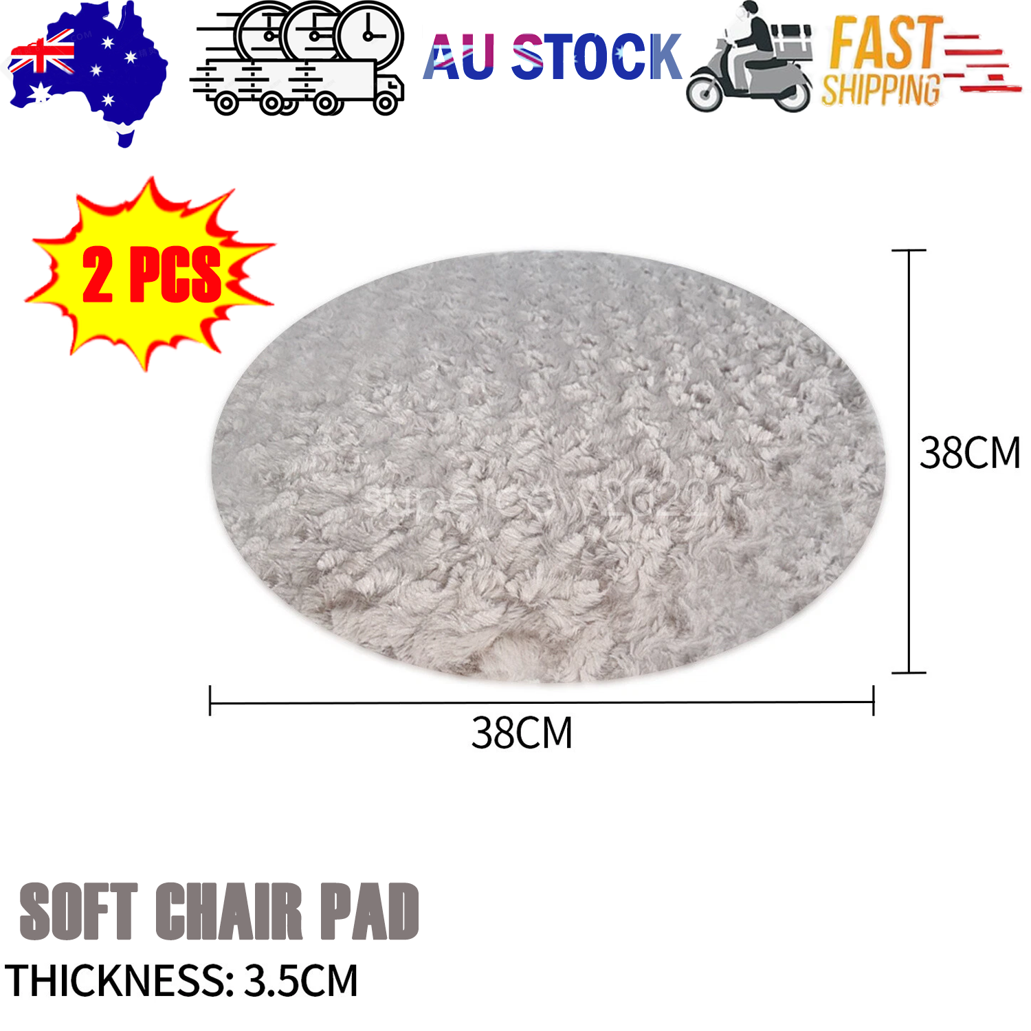 Seat Cushions Outdoor Indoor Cushion Round Soft Chair Pad V201-W12583135