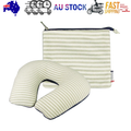 Inflatable U Shaped Travel Neck Pillow Portable Car Flight Head Rest Cushion V201-W12583138