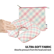 Inflatable U Shaped Travel Neck Pillow Portable Car Flight Head Rest Cushion V201-W12583141