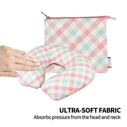 Inflatable U Shaped Travel Neck Pillow Portable Car Flight Head Rest Cushion V201-W12583141