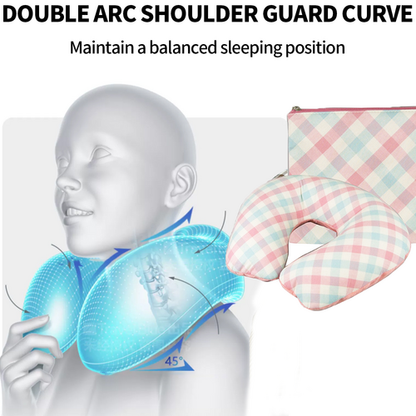 Inflatable U Shaped Travel Neck Pillow Portable Car Flight Head Rest Cushion V201-W12583141