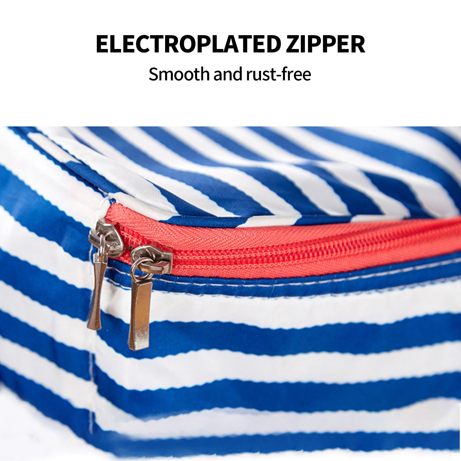 Blue Insulated Picnic Bag Thermal Cooler Portable Lunch Food Tote Carry Storage Bag V201-W12583173