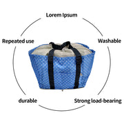 Large Supermarket Shopping Bag Eco Grocery Shoulder Bag Tote Foldable Reusable V201-W12583193