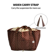 Large Supermarket Shopping Bag Eco Grocery Shoulder Bag Tote Foldable Reusable V201-W12583194