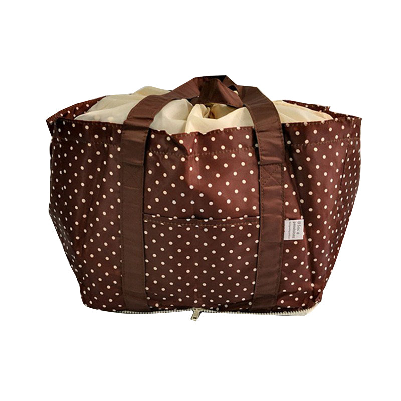 Large Supermarket Shopping Bag Eco Grocery Shoulder Bag Tote Foldable Reusable V201-W12583194
