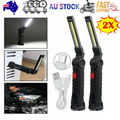 Portable COB LED Work Light Car Garage Mechanic USB Rechargeable Torch Lamp AU V201-W12688047