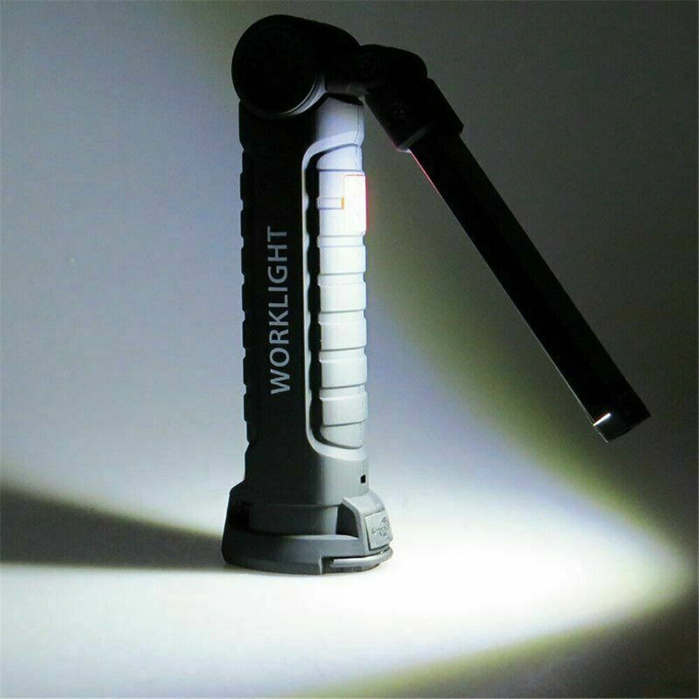 Portable COB LED Work Light Car Garage Mechanic USB Rechargeable Torch Lamp AU V201-W12688047