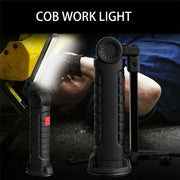Portable COB LED Work Light Car Garage Mechanic USB Rechargeable Torch Lamp AU V201-W12688047