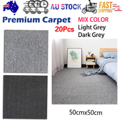 20Pcs Premium Carpet Tiles Commercial Domestic Office Heavy Use Flooring () V201-W12689758