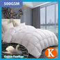 Goose Feather Down Quilt 500 GSM Duvet Doonas King:240x210cm V201-W12782670