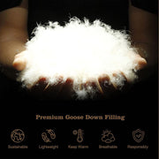 Goose Feather Down Quilt 500 GSM Duvet Doonas Queen:210x210cm V201-W12782671
