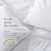 Goose Feather Down Quilt 500 GSM Duvet Doonas Queen:210x210cm V201-W12782671