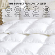 Goose Feather Down Quilt 700 GSM Duvet DoonasQueen:210x210cm V201-W12782679