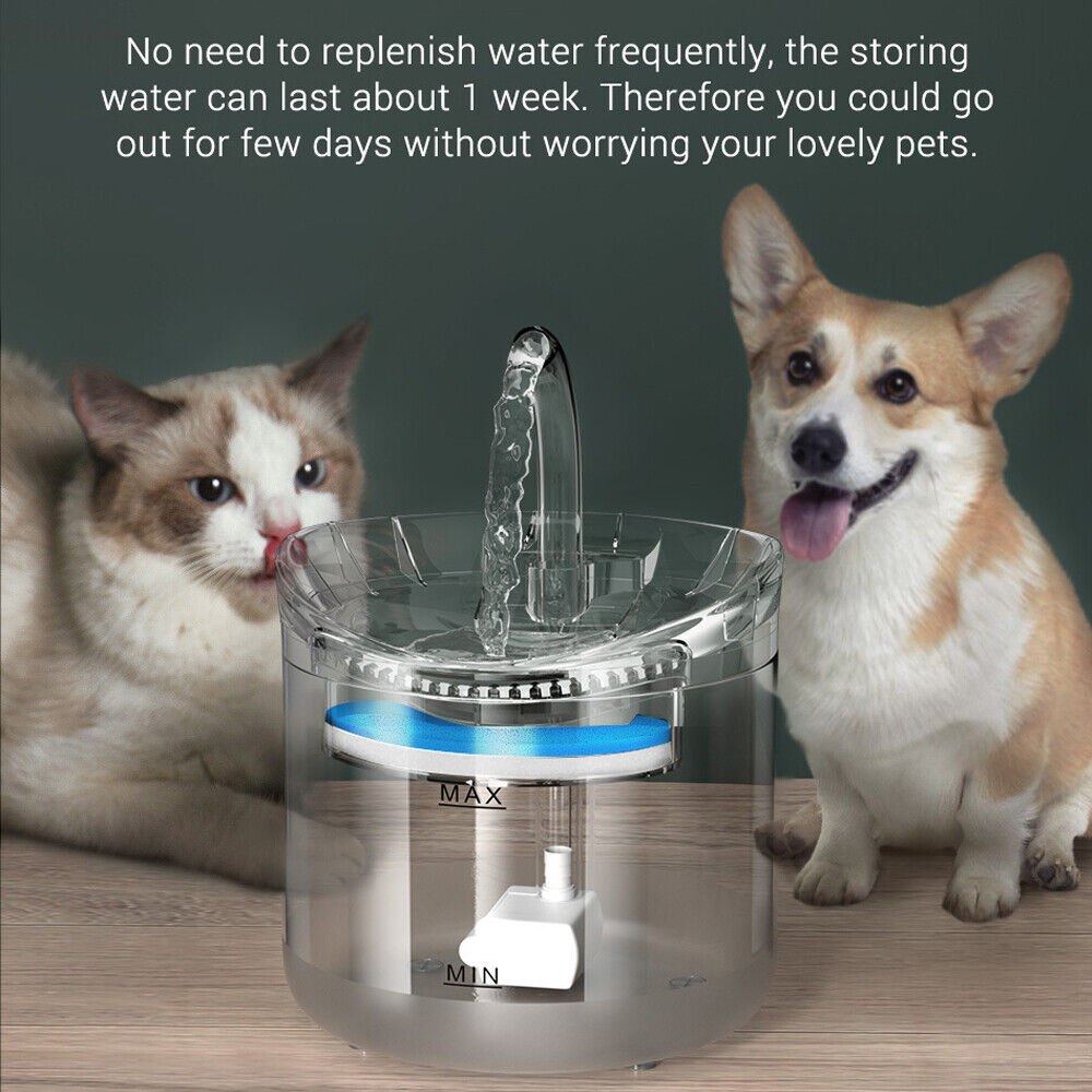 8PCS Filter Electric Pet Water Fountain Automatic Sensor Drinking Dispenser Filter V201-W12783028