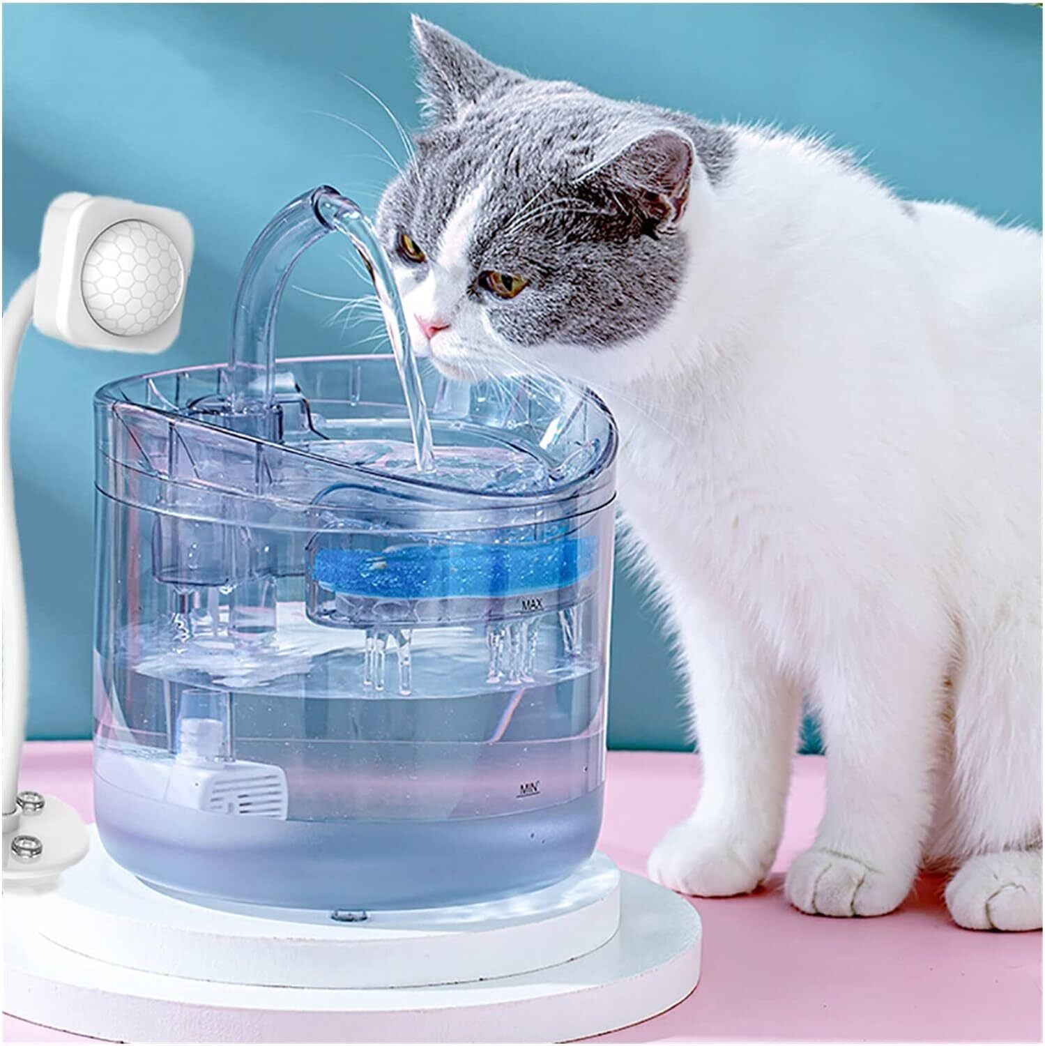 8PCS Filter Electric Pet Water Fountain Automatic Sensor Drinking Dispenser Filter V201-W12783028