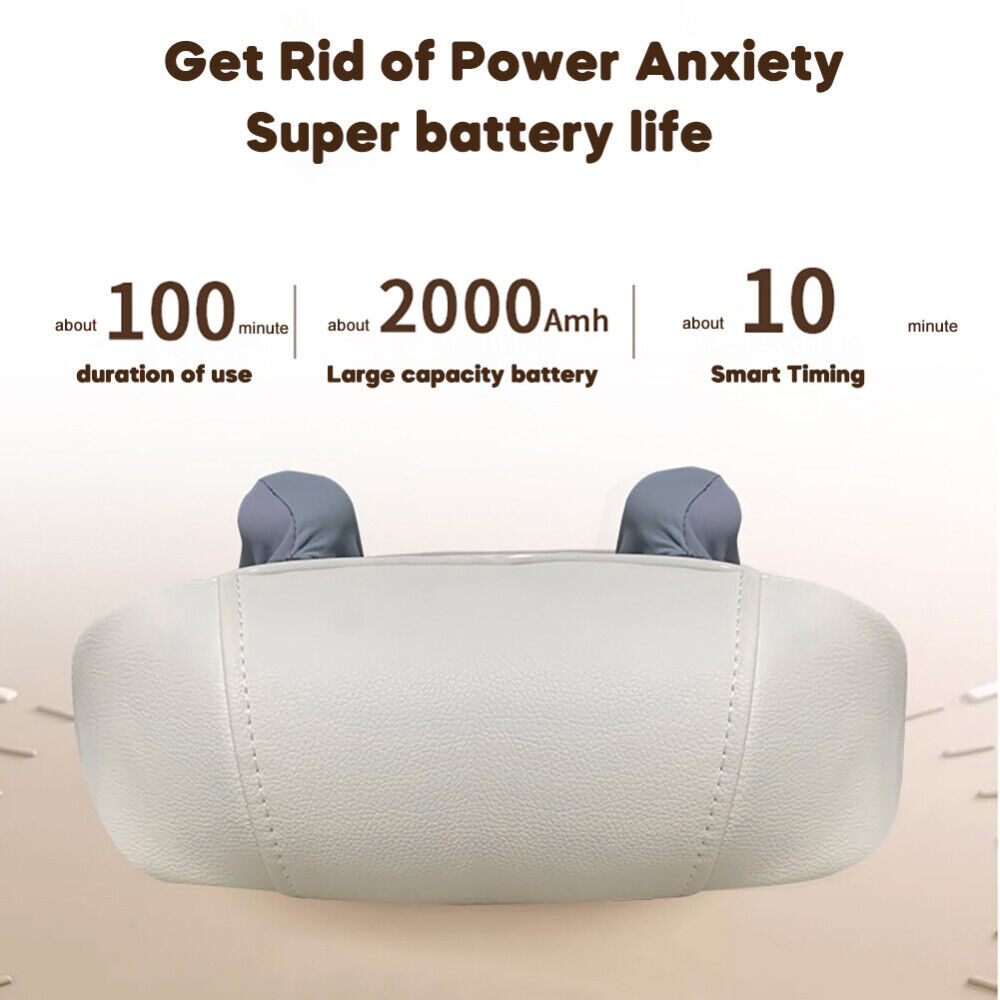 5D Massagers for Neck and Shoulder with Heat Goletsure Pain Relief Deep Kneading Grey V201-W12783205