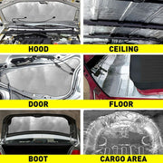 10mm Sound Deadener Insulation Heat Proof Noise Proofing Foam Car Auto Shield AU V201-W12783296