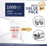50X Plastic Shopping Bags - Reusable Recyclable Singlet Eco Grocery Carry Bag Super Large V201-W12783633