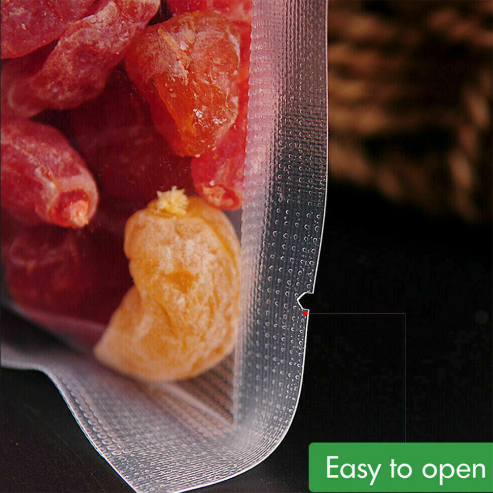 100X Vacuum Sealer Bags Precut Food Storage Saver Heat Seal Cryovac BPA-Free 20x30cm V201-W12783749