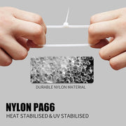 Cable Ties Zip Ties Nylon UV Stabilised 1000x Bulk Black Cable Tie AU STOCK V201-W12791671