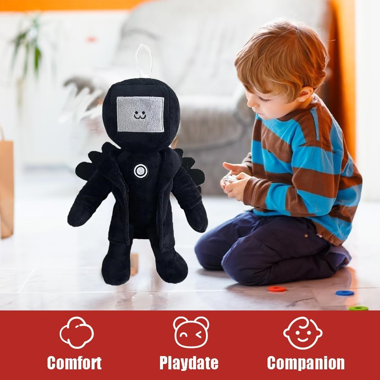 Skibidi-Toilet Plush Toy Cameraman TV Man Speaker Man Stuffed Doll Toy Gift Kids V201-W12811342