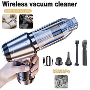 95000PA Wireless Car Vacuum Cleaner Handheld Vaccum Dust Blow Mini Power Suction V201-W12850058