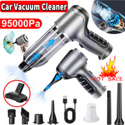 95000PA Wireless Car Vacuum Cleaner Handheld Vaccum Dust Blow Mini Power Suction V201-W12850058