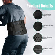 Lumbar Lower Back Support Brace Pain Relief Posture Orthosis Waist Belt Therapy V201-W12850215