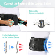 Lumbar Lower Back Support Brace Pain Relief Posture Orthosis Waist Belt Therapy V201-W12850215