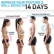 Posture Corrector Lumbar Brace Pain Relief Full Back Support Shoulder Brace Belt V201-W12850262