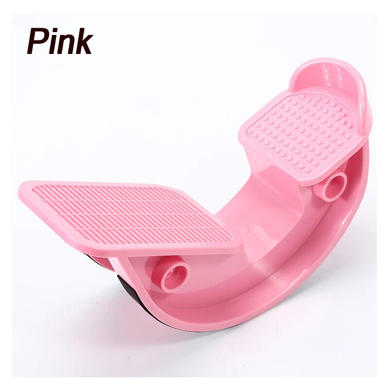 PINK Calf Massage Plantar Foot Rocker Stretch Board Ankle Pedal Stretcher Calf Pain V201-W12882130