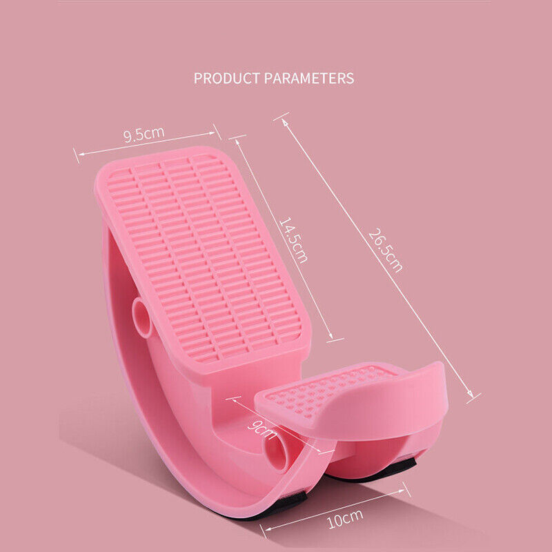 PINK Calf Massage Plantar Foot Rocker Stretch Board Ankle Pedal Stretcher Calf Pain V201-W12882130