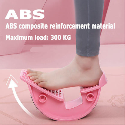PINK Calf Massage Plantar Foot Rocker Stretch Board Ankle Pedal Stretcher Calf Pain V201-W12882130