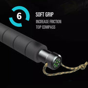 Multifunctional Hiking Trekking Poles Lightweight Collapsible Walking Stick AU V201-W12894935