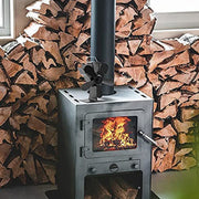 5 Blades Stove Fan Heat Powered Fireplace Accessory Wood Burning Stove Fan V201-W12898856