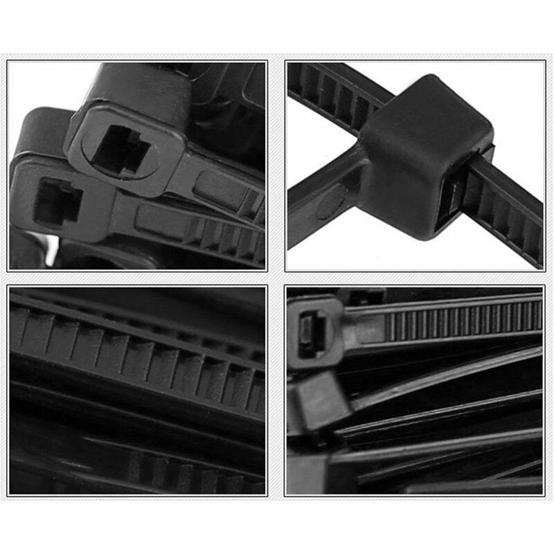 Cable Ties Zip Ties Nylon UV Stabilised 500pc Bulk Black Cable Tie 150mm x 2.5mm V201-W12899589*5