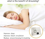 Bed Earthing Sheet Grounding Sheet Mat Large Bed Sheet Flat Sheet W/AU Plug 153x203cm V201-W12918152