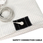 Bed Earthing Sheet Grounding Sheet Mat Large Bed Sheet Flat Sheet W/AU Plug193x203cm V201-W12918153