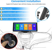 10.26" 4K Dash Cam Car Stereo For Apple Carplay & Android Auto GPS Rear Camera V201-W12929584