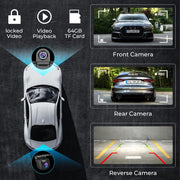 10.26" 4K Dash Cam Car Stereo For Apple Carplay & Android Auto GPS Rear Camera V201-W12929584