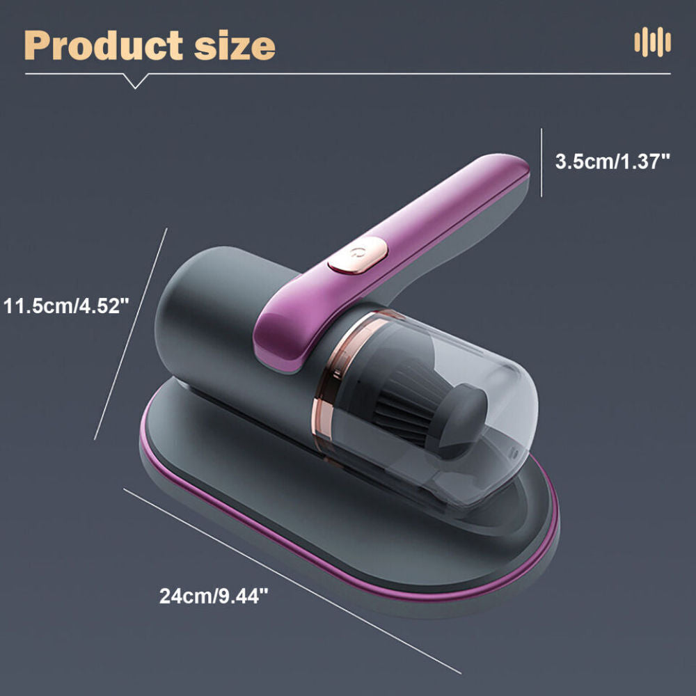 10000pa Handheld Mite Remover Home Bed Mattress Vacuum Sofa Cleaner USB UV-C AU V201-W12949554
