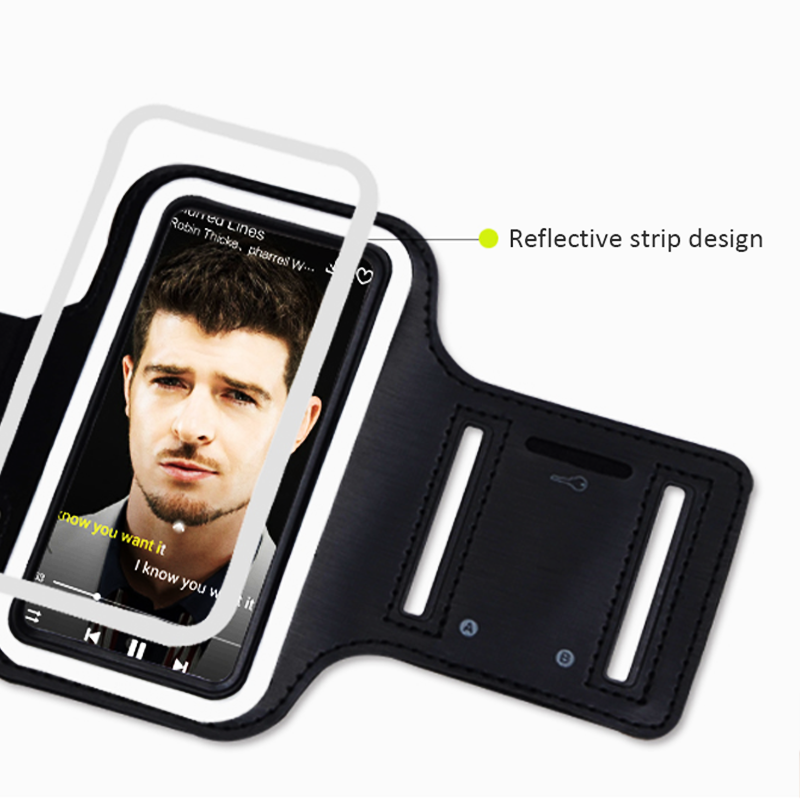 Sports Running Jogging Gym Exercise Armband Case Phone Holder Bag Cover V201-W12960904