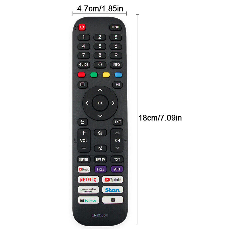 EN2Q30H For Hisense VIDAA TV Remote Control 55Q8/65Q8 75Q8 EN2AB30H 85A7HAU 65SX V201-W12961602