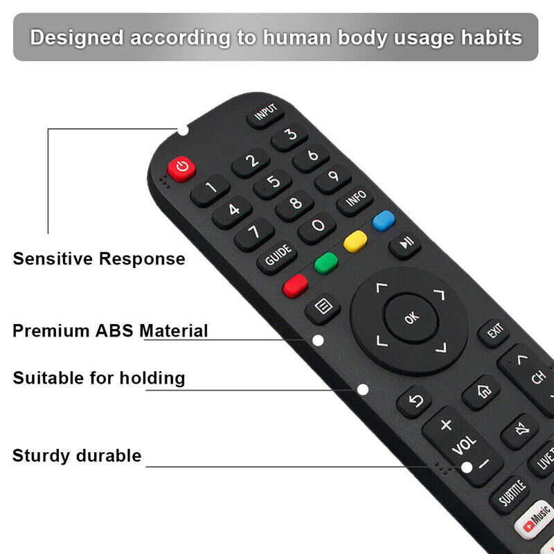 EN2Q30H For Hisense VIDAA TV Remote Control 55Q8/65Q8 75Q8 EN2AB30H 85A7HAU 65SX V201-W12961602