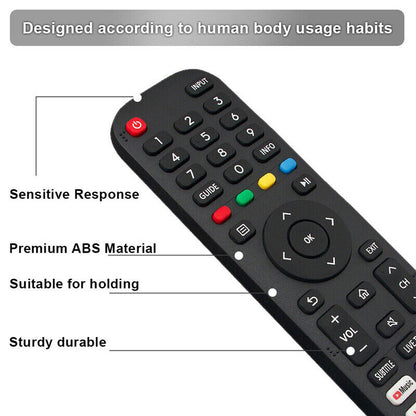 EN2Q30H For Hisense VIDAA TV Remote Control 55Q8/65Q8 75Q8 EN2AB30H 85A7HAU 65SX V201-W12961602