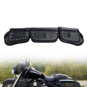 3 Pocket Windshield Bag Waterproof Fit For Harley Electra Glide FLHTC 96-13 V201-W12984189