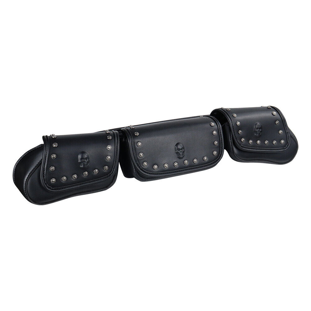 3 Pocket Windshield Bag Waterproof Fit For Harley Electra Glide FLHTC 96-13 V201-W12984189