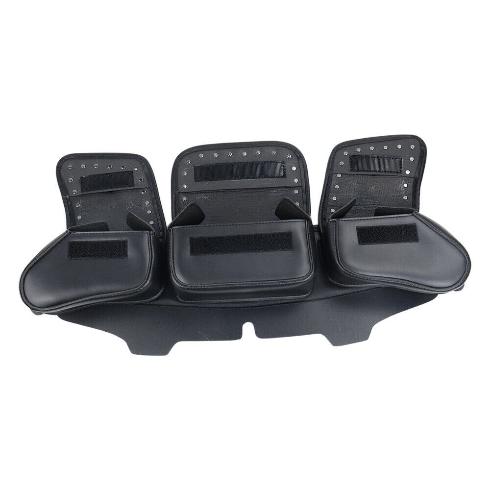 3 Pocket Windshield Bag Waterproof Fit For Harley Electra Glide FLHTC 96-13 V201-W12984189